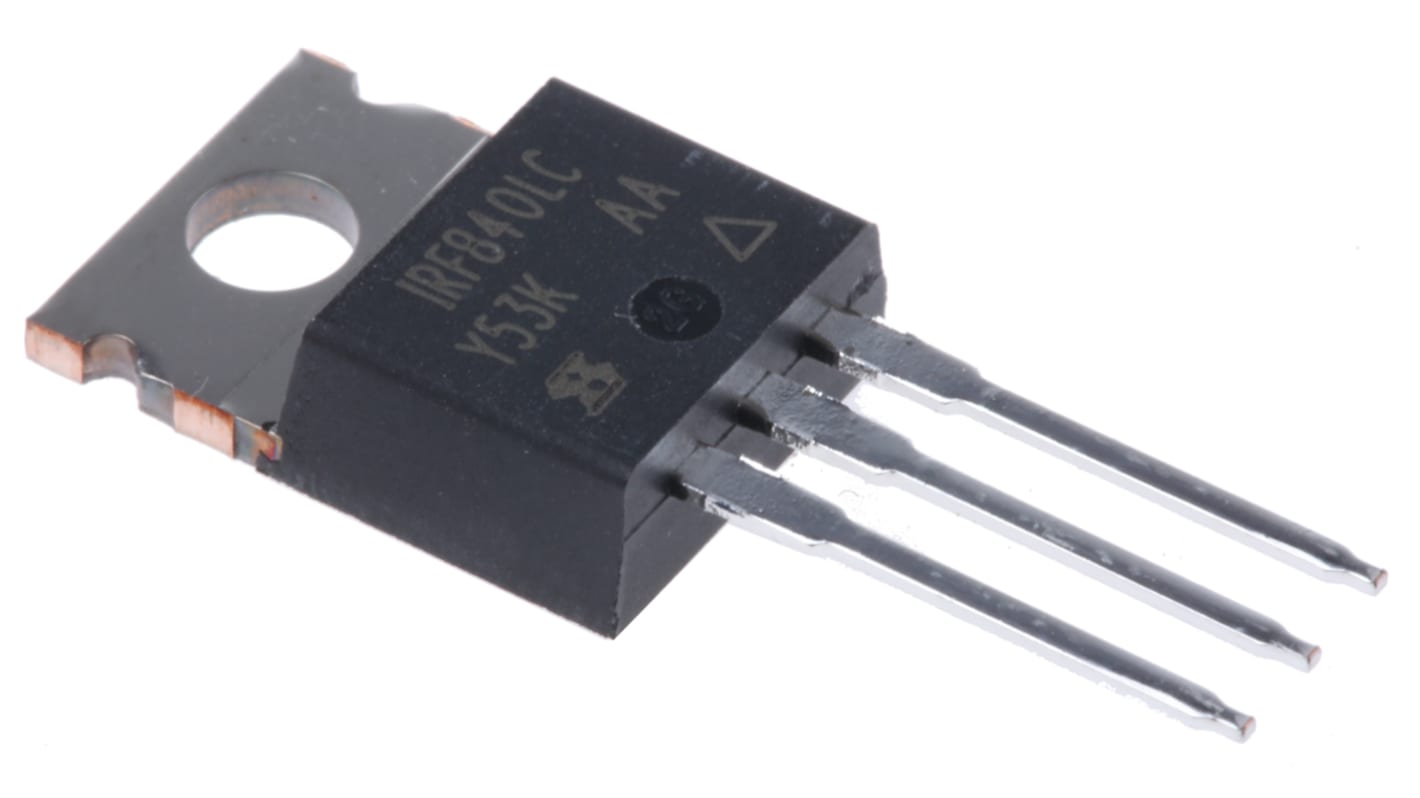MOSFET Vishay canal N, TO-220AB 8 A 500 V, 3 broches