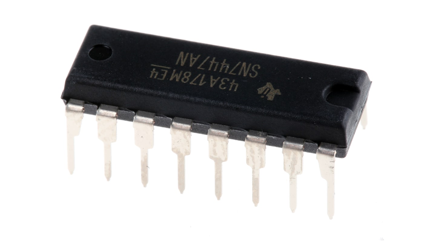 Texas Instruments Decoder THT PDIP 16-Pin 19.3 x 6.35 x 4.57mm