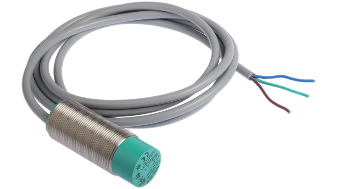 Pepperl + Fuchs Capacitive Barrel-Style Proximity Sensor, M30 x 1.5, 10 mm Detection, 20 → 253 V ac, IP67