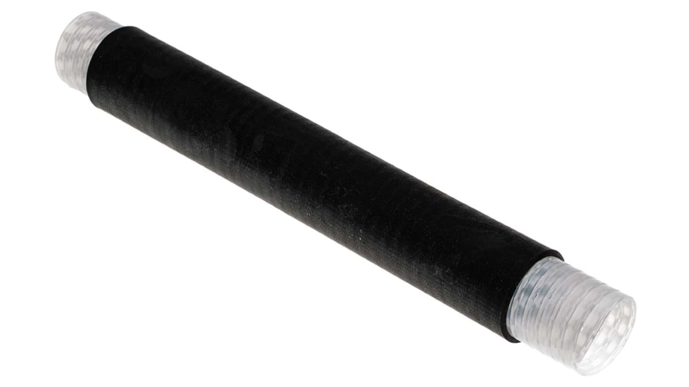 3M 8420 Flexibler Schrumpfschlauch, EPDM Schwarz, Ø 20.9mm Schrumpfrate 2:1, Länge 203.2mm