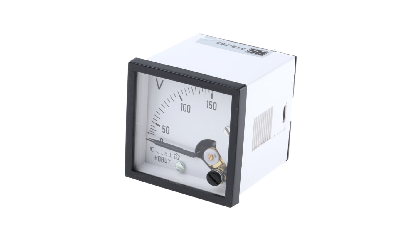 HOBUT Analogue Voltmeter AC, 45 x 45 mm