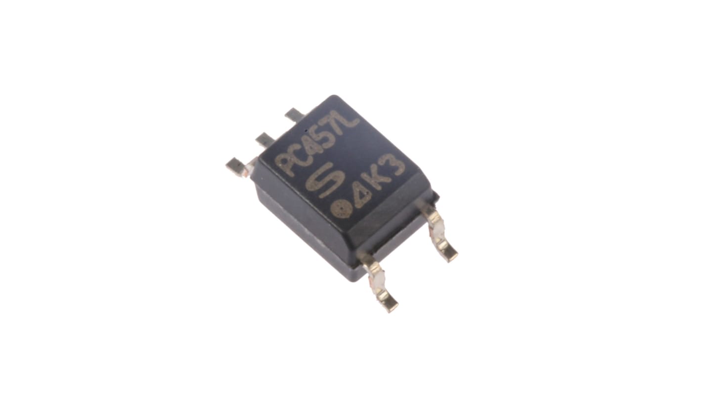 Sharp PC SMD Optokoppler DC-In / Transistor-Out, 5-Pin Mini-Flach, Isolation 3,75 kV eff