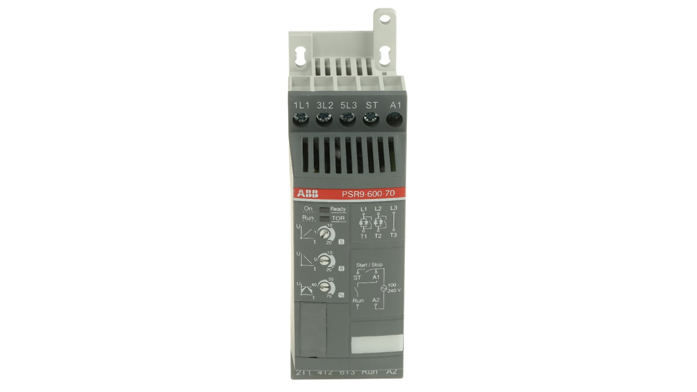 ABB Soft Starter, Soft Start, 4 kW, 600 V ac, 3 Phase, IP20