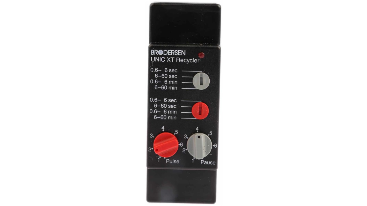 Brodersen Systems XT-S1 Series Plug In Timer Relay, 10.5 → 265V ac/dc, 1-Contact, SPDT