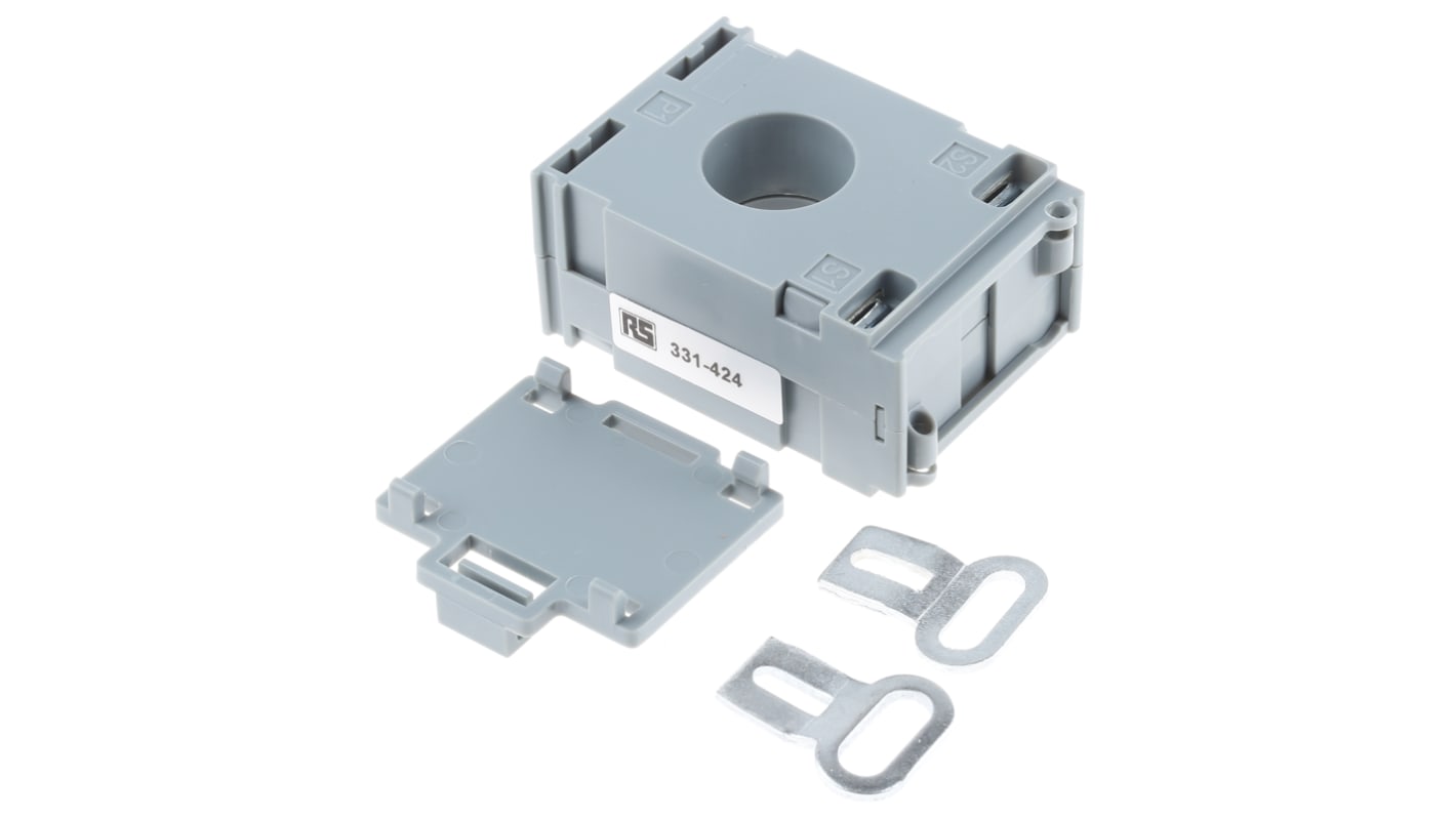 HOBUT CT132 Series DIN Rail Mounted Current Transformer, 250A Input, 250:5, 5 A Output, 21mm Bore