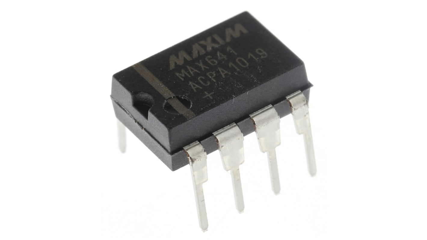 Convertitore boost MAX641ACPA+, 1, Step Up, 1.5A, Regolabile, Fissa, 50 kHz, PDIP, 8-Pin