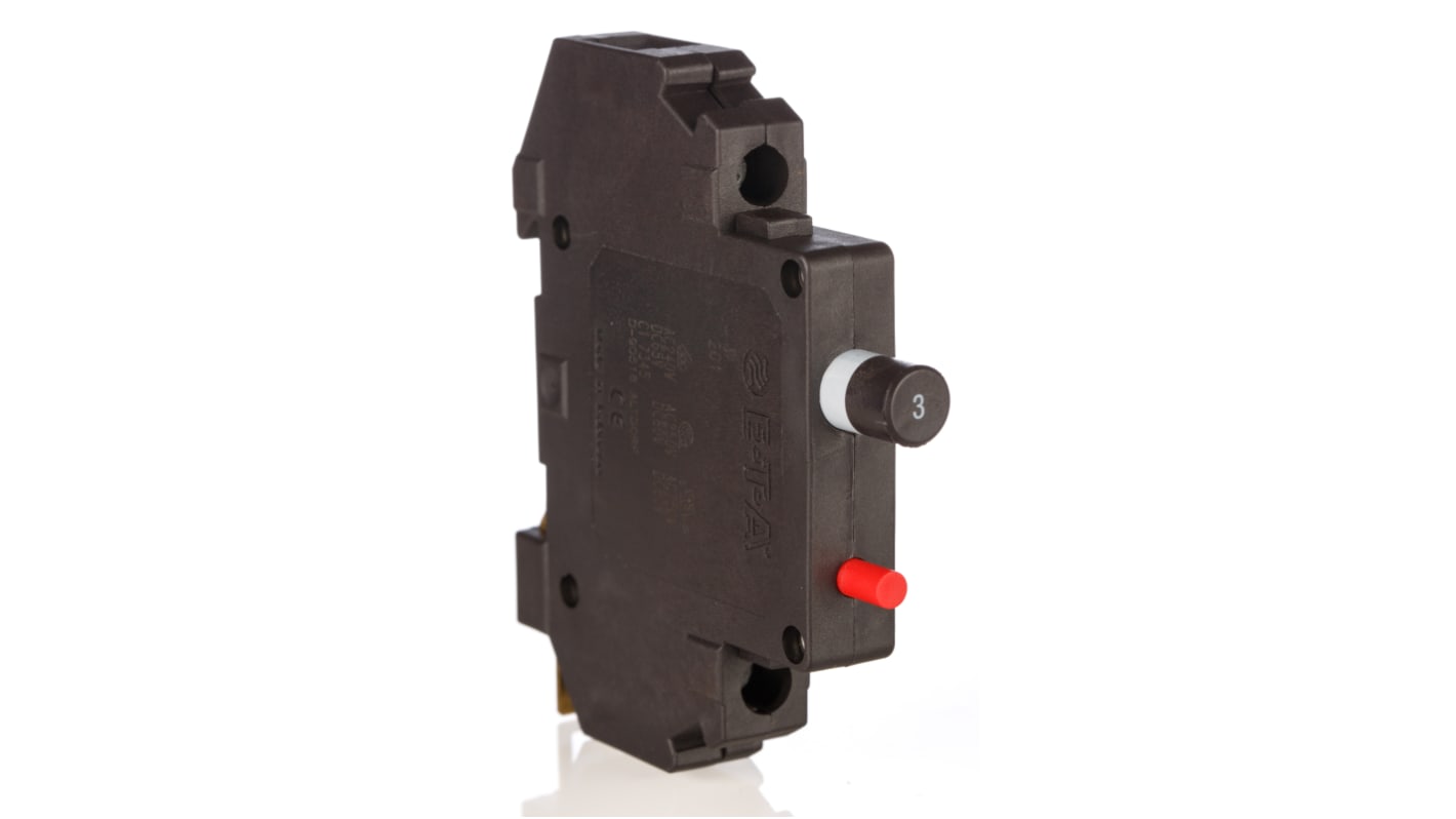 ETA Thermal Magnetic Circuit Breaker - 201 Single Pole, 3A Current Rating