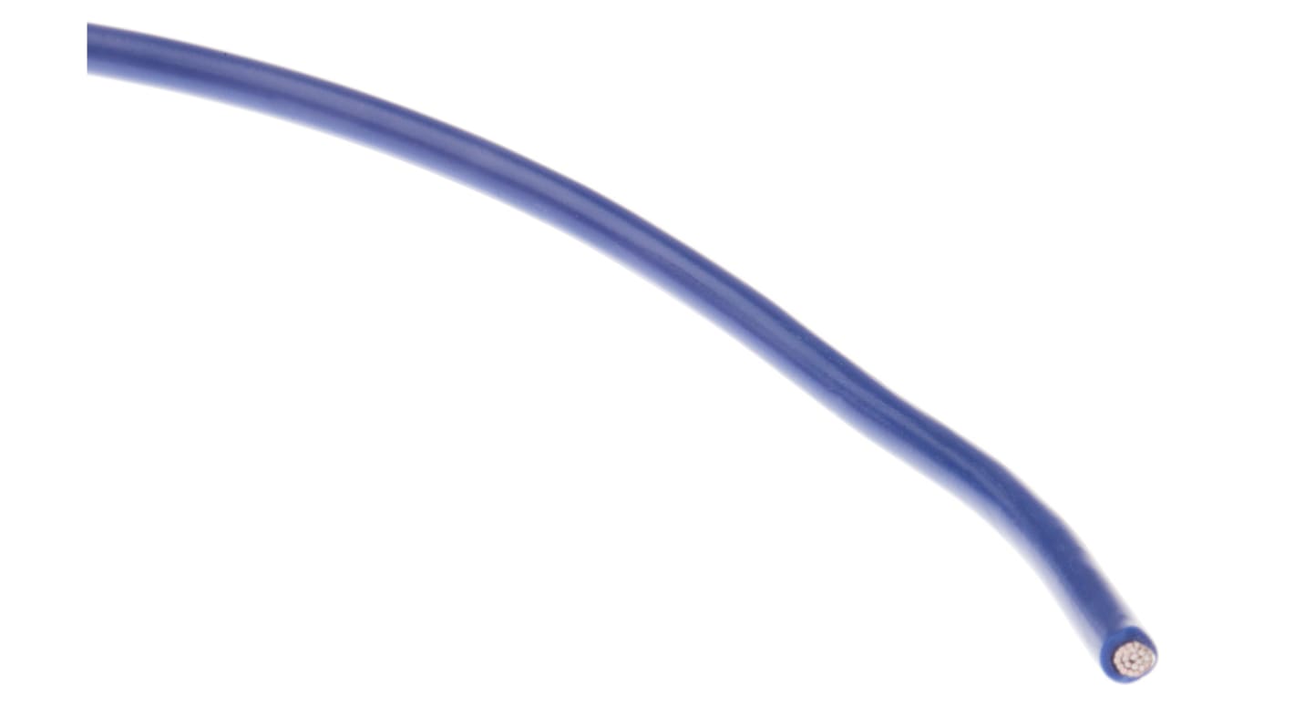 Cable de conexión Alpha Wire 3057 BL005, área transversal 1,3 mm² Filamentos del Núcleo 26 / 0,25 mm Azul, 300 V, long.