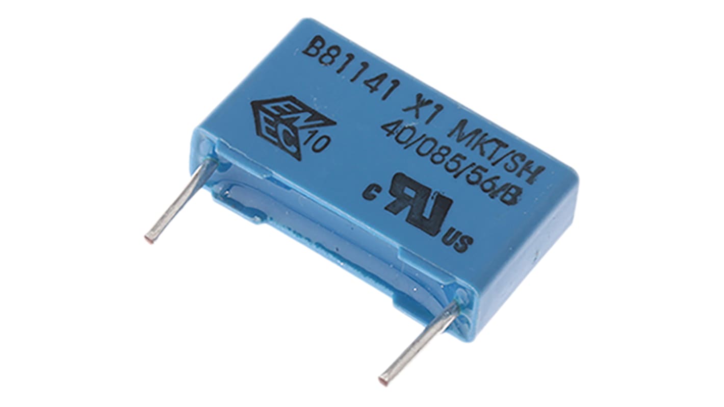 EPCOS B81141 Polyester Film Capacitor, 440V ac, ±20%, 10nF, Through Hole