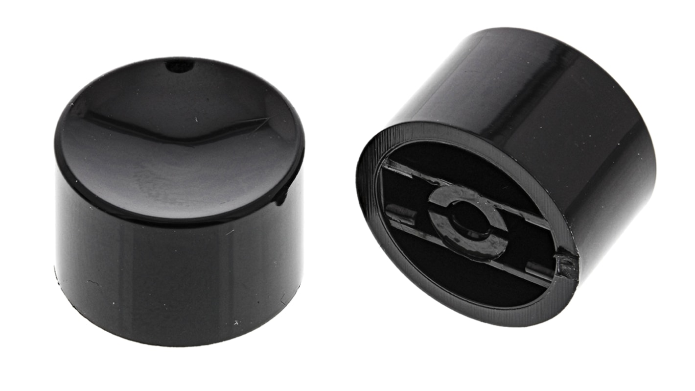 Krytka tlačítkového spínače, barva krytky: Černá, pro použití s: Miniaturní manuální spínače řady 8