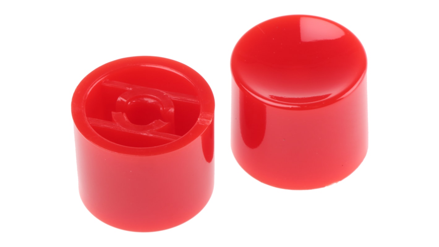 Krytka tlačítkového spínače, barva krytky: Červená, pro použití s: Miniaturní manuální spínače řady 8