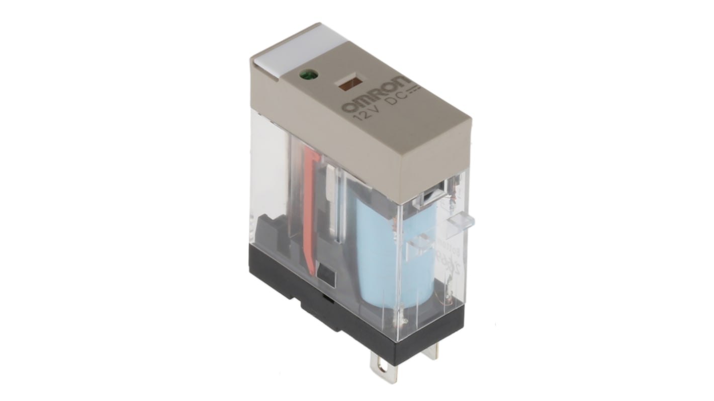 Relais de puissance Omron G2R-1, 1 RT, bobine 12V c.c. Enfichable 530mW