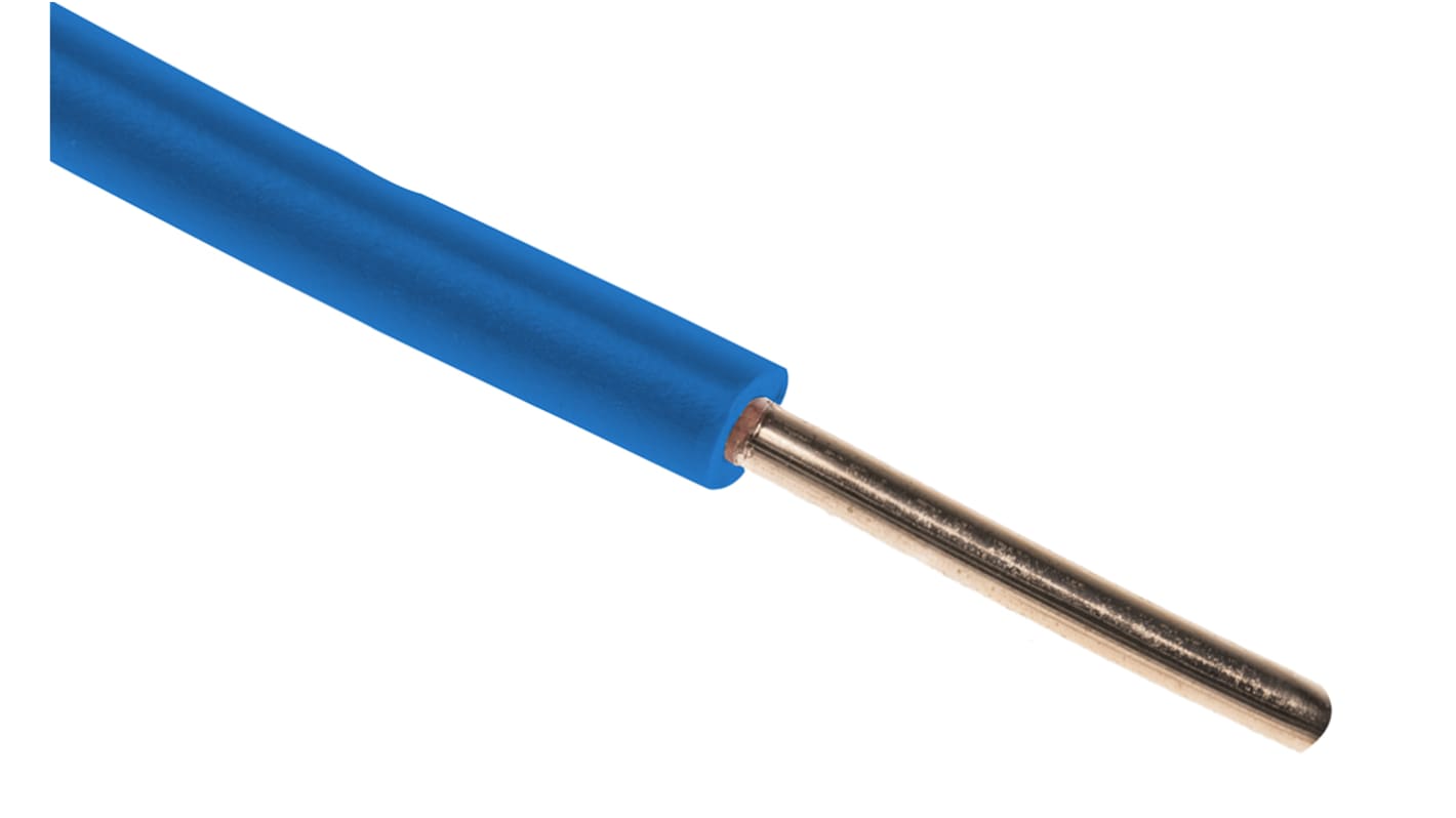 Fils de câblage RS PRO, 1,5 mm², Bleu, 15 AWG, 100m, 600 V