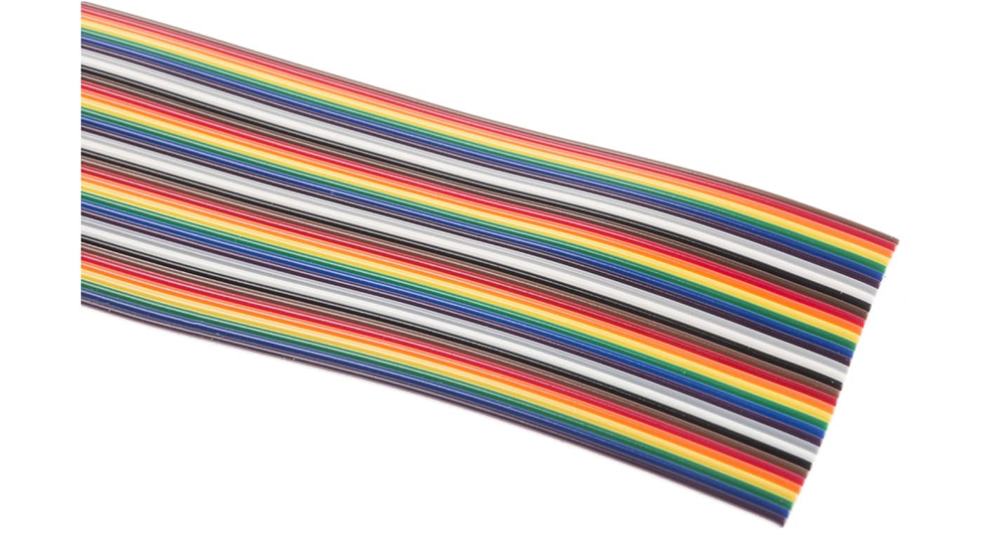 RS PRO Ribbon Cable, 37-Way, 1.27mm Pitch