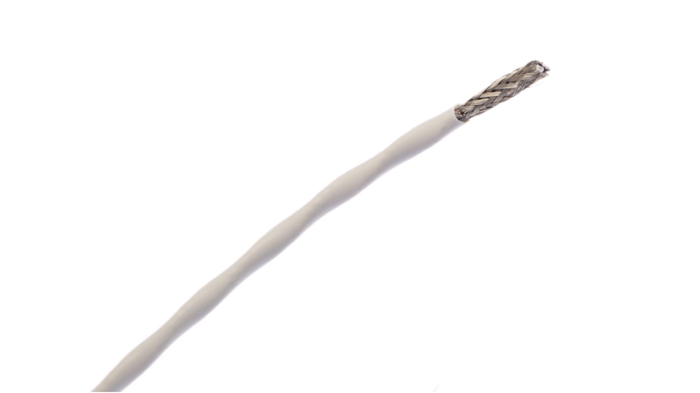 Cable de datos apantallado TE Connectivity SPEC44 de 2 conductores, 1 par, 0,38 mm², 22 AWG, long. 100m, Ø ext. 3.35mm,