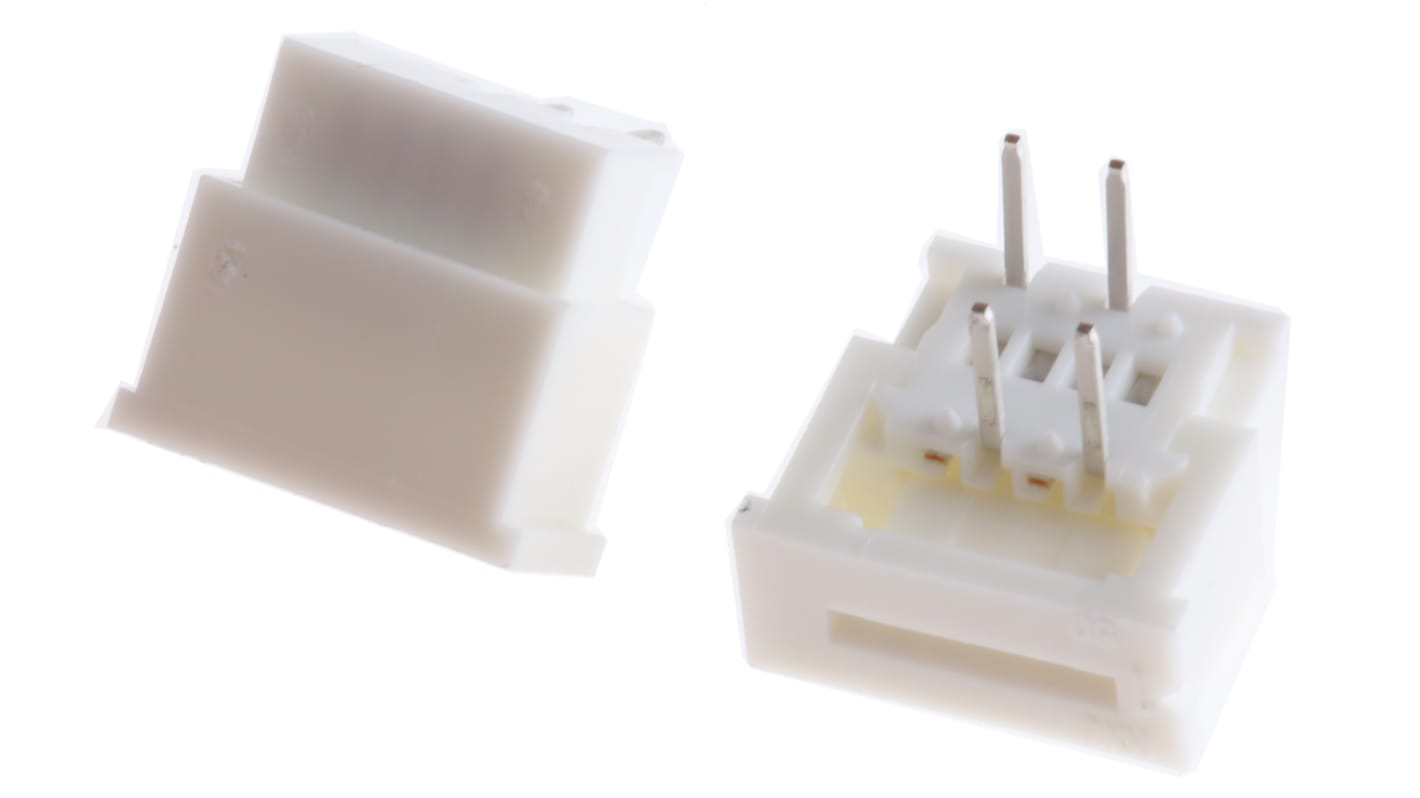 Molex, Easy-On, 5597 1.25mm Pitch 4 Way Right Angle Female FPC Connector, ZIF Top Contact