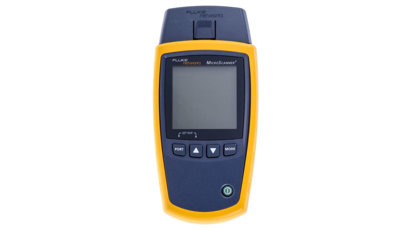 Fluke Networks MICROSCANNER 2 készlet Hálózati kábelvizsgáló, Kábelvizsgáló, csatlakozó: Koaxiális, RJ11, RJ45, LCD