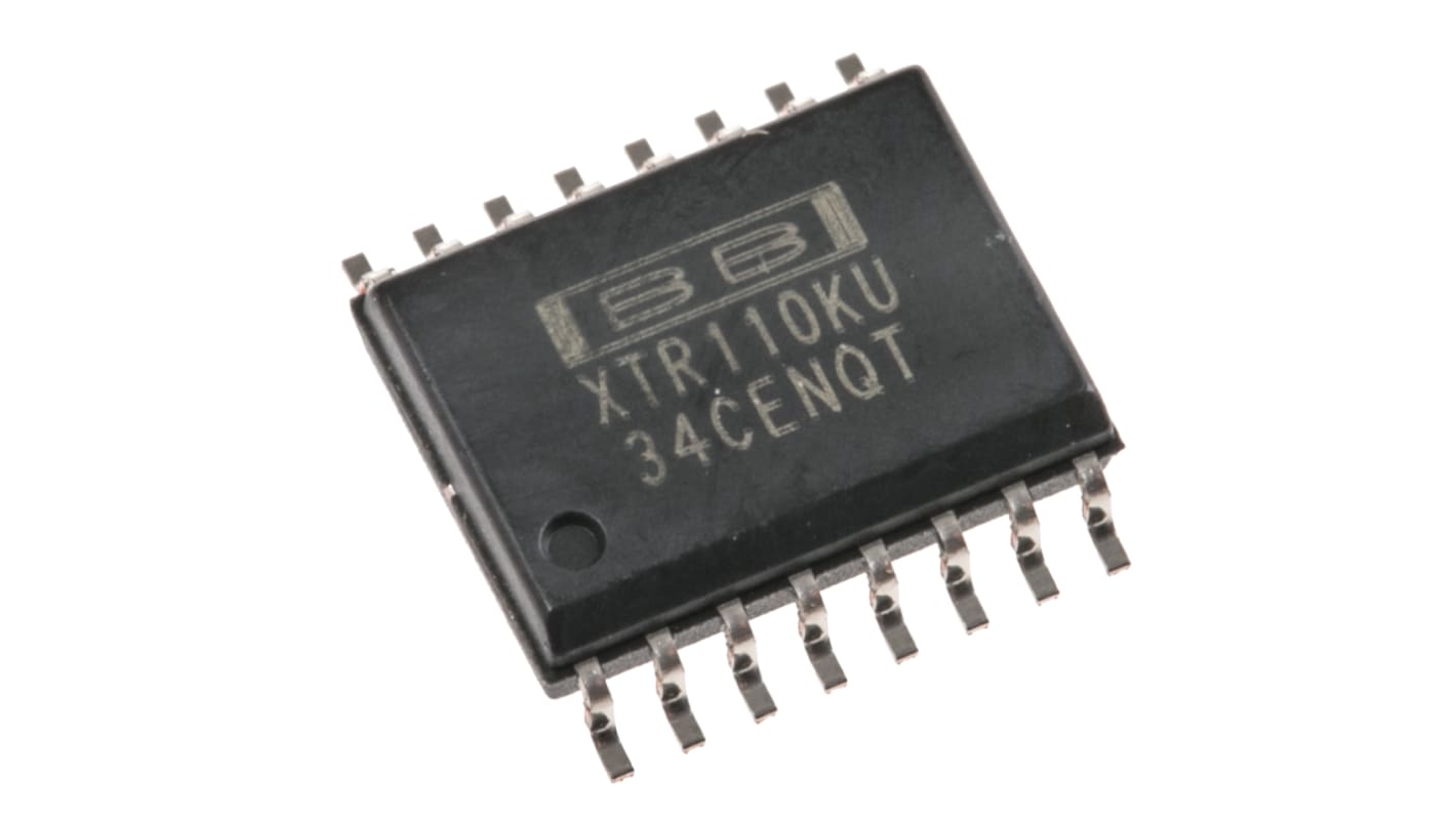 Transmetteur de boucle de courant XTR110KU, SOIC 16 broches