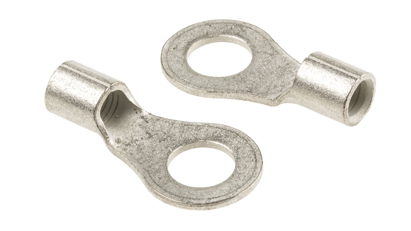 TE Connectivity SOLISTRAND Ringkabelschuhe, Unisoliert, aussen ø 15.09mm, innen ø 7.94mm, max. 10.5mm², M8