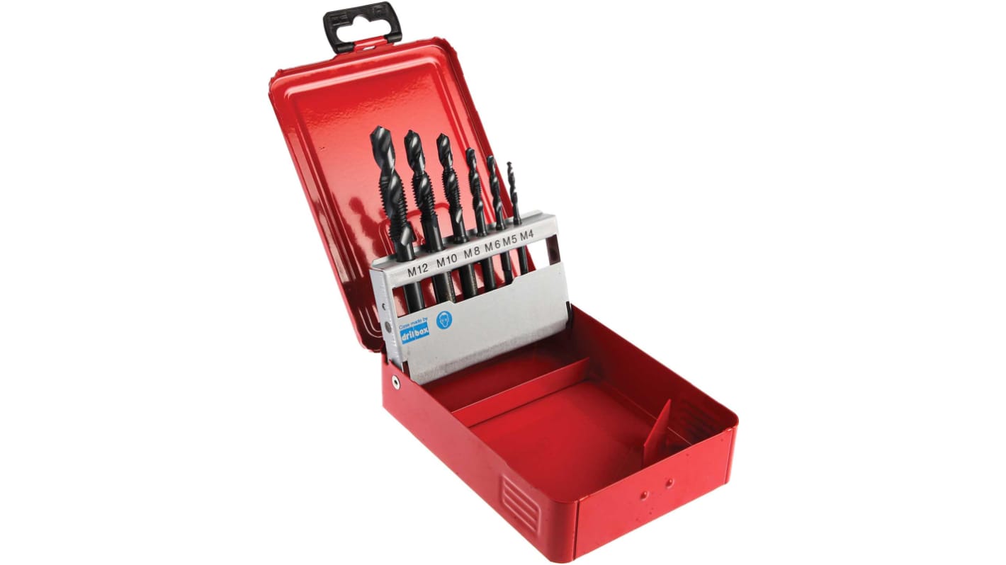 Dormer Tap & Drill Set, M4 to M12 Thread, Metric Standard