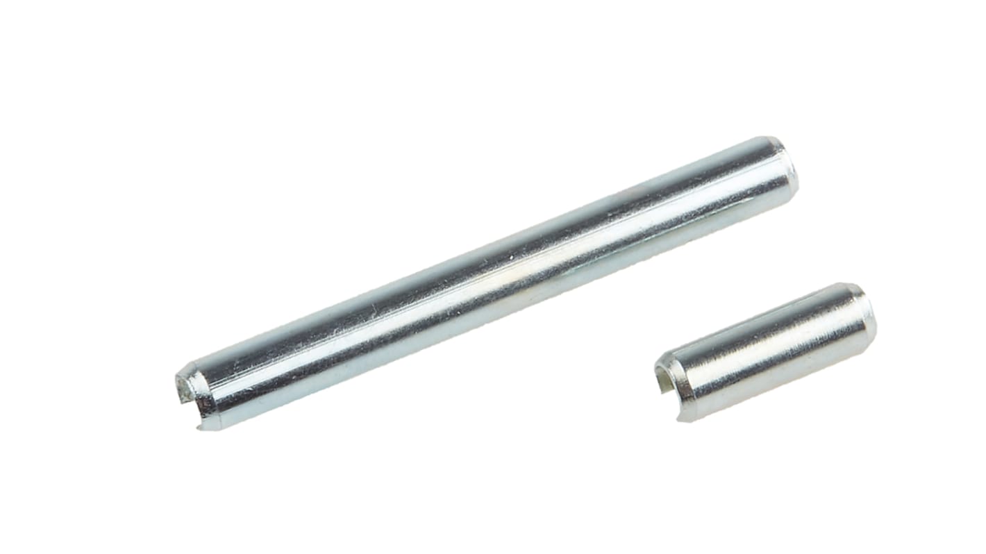 RS PRO Spannstift ø 3mm Galvanisiert Stahl Spannhülse 30 x 10 mm, 30 x 16 mm, 30 x 24 mm, 30 x 30 mm