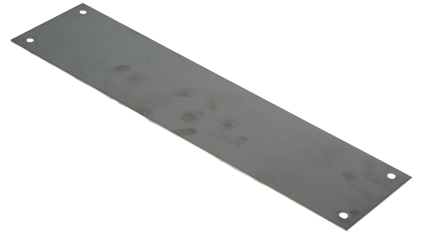 Stainless Steel Screw Mounted Push Plate, 300 x 75mm