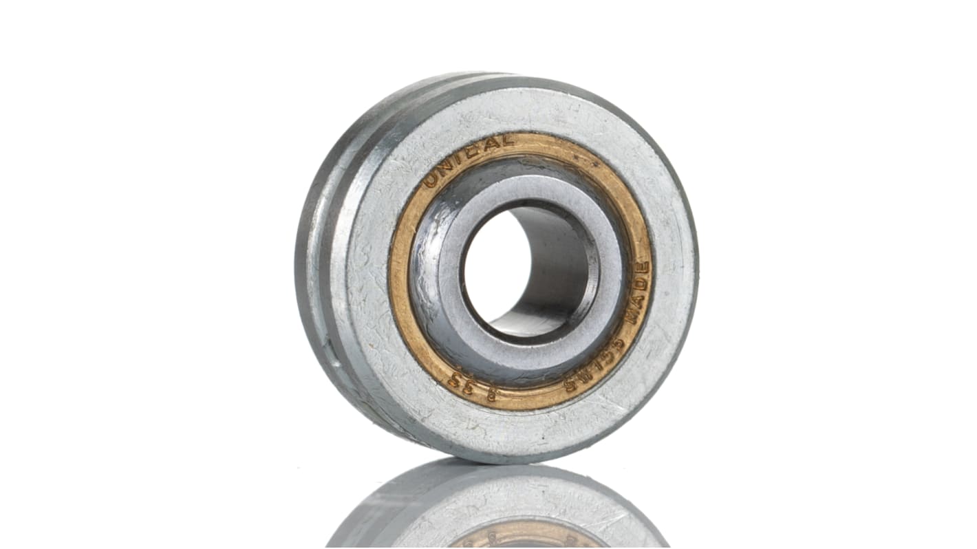 RS PRO 6mm Bore Spherical Bearing, 240N Axial Load Rating, 980N Radial Load Rating, 18mm O.D