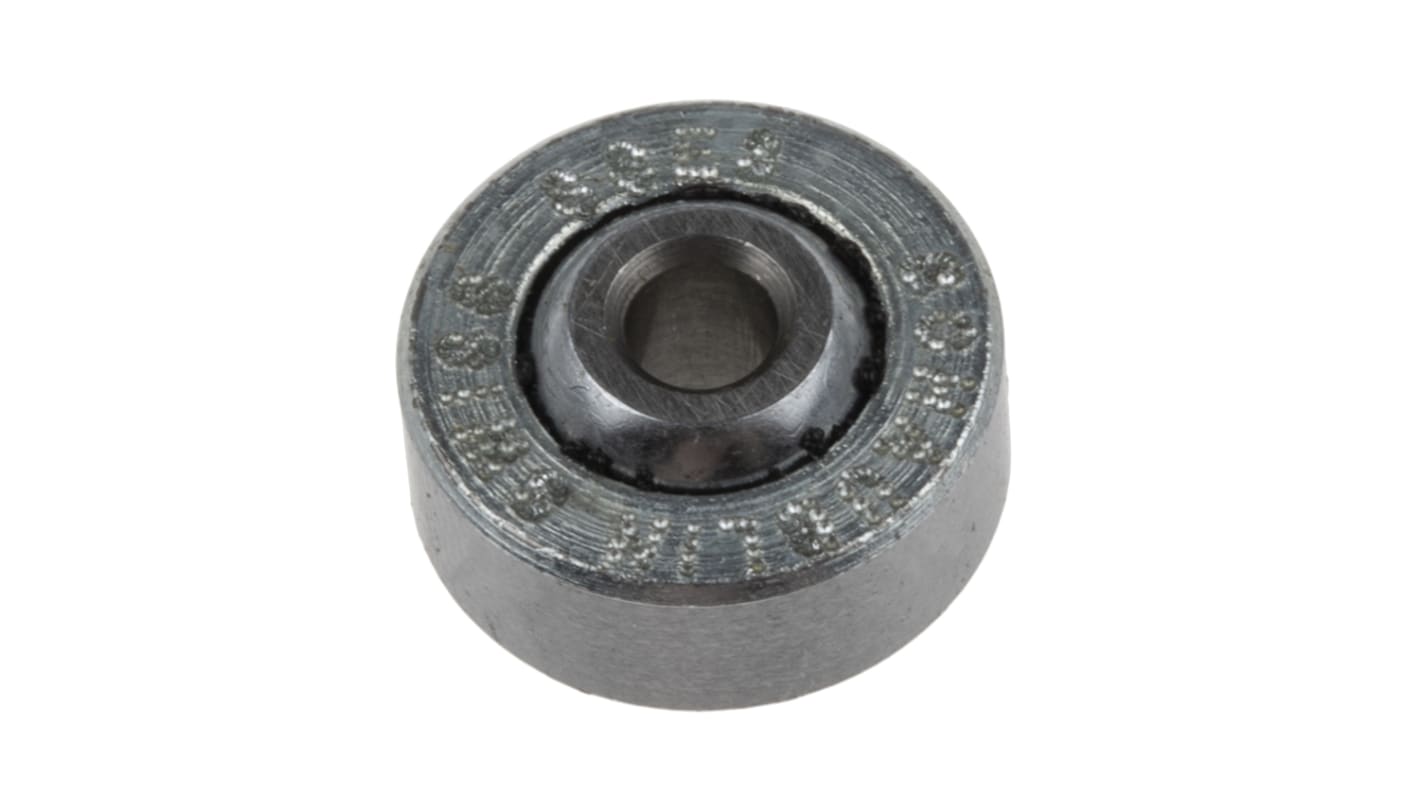 RS PRO 3mm Bore Spherical Bearing, 2500N Axial Load Rating, 10300N Radial Load Rating, 12mm O.D