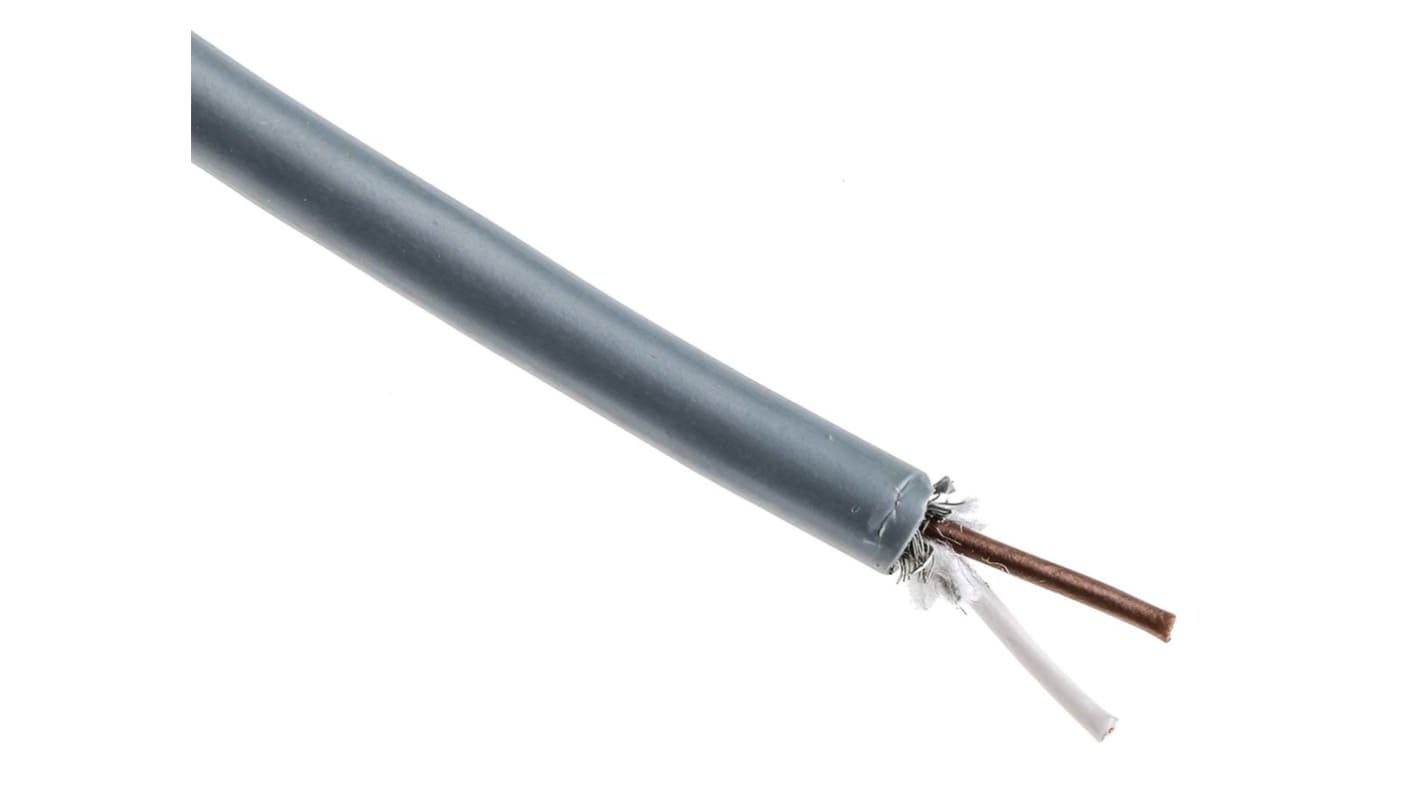 Cable Multiconductor Industrial apantallado binder de 2 conductores, 0,14 mm², 26 AWG, long. 100m, Ø ext. 4.1mm, funda