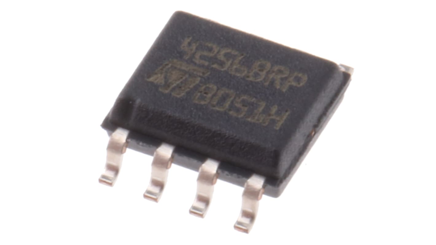 AEC-Q100 Memoria EEPROM serie M24256-BRMN6P STMicroelectronics, 256kbit, 32k x, 8bit, Serie I2C, 450ns, 8 pines SOIC