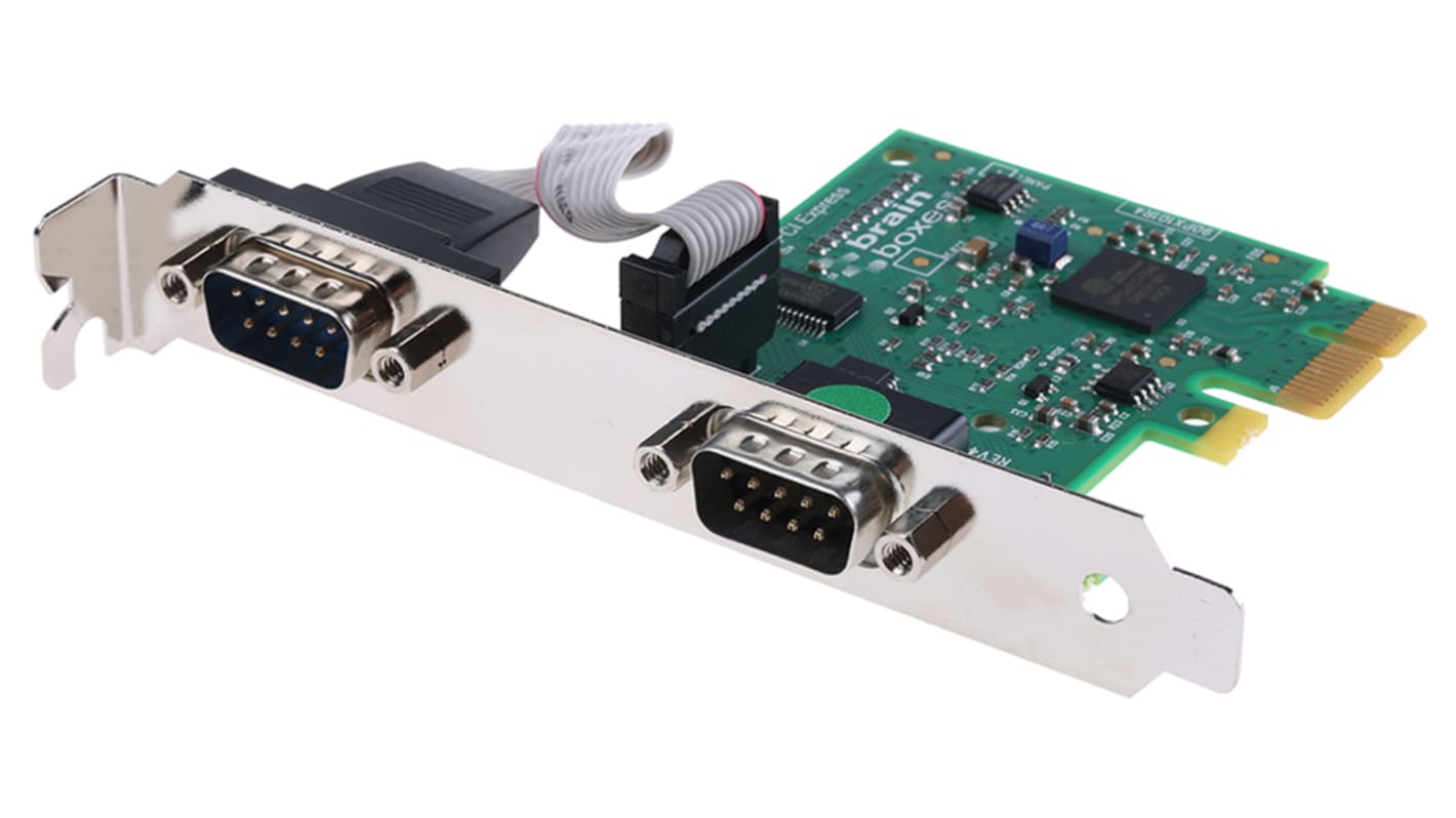 Brainboxes 2 Port PCIe RS232 Serial Card