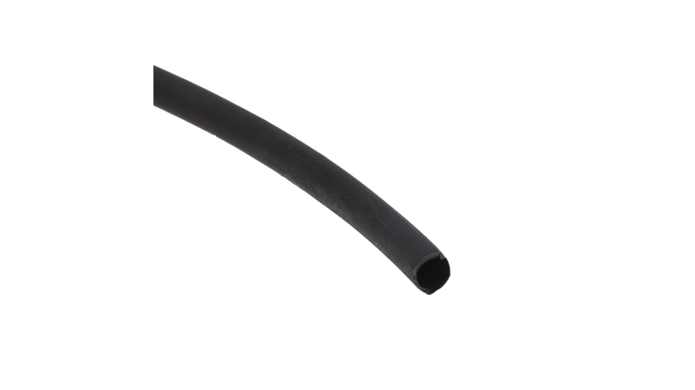 Tubo termorretráctil RS PRO de Poliolefina Negro, contracción 2:1, Ø 4.8mm, long. 20m