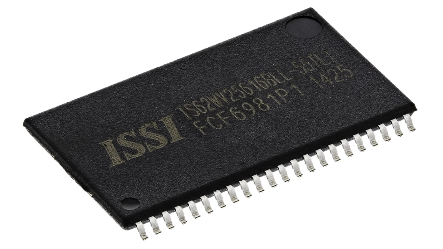 ISSI, SRAM 4Mbit, 256 K x 16 ビット, 44-Pin IS62WV25616BLL-55TLI