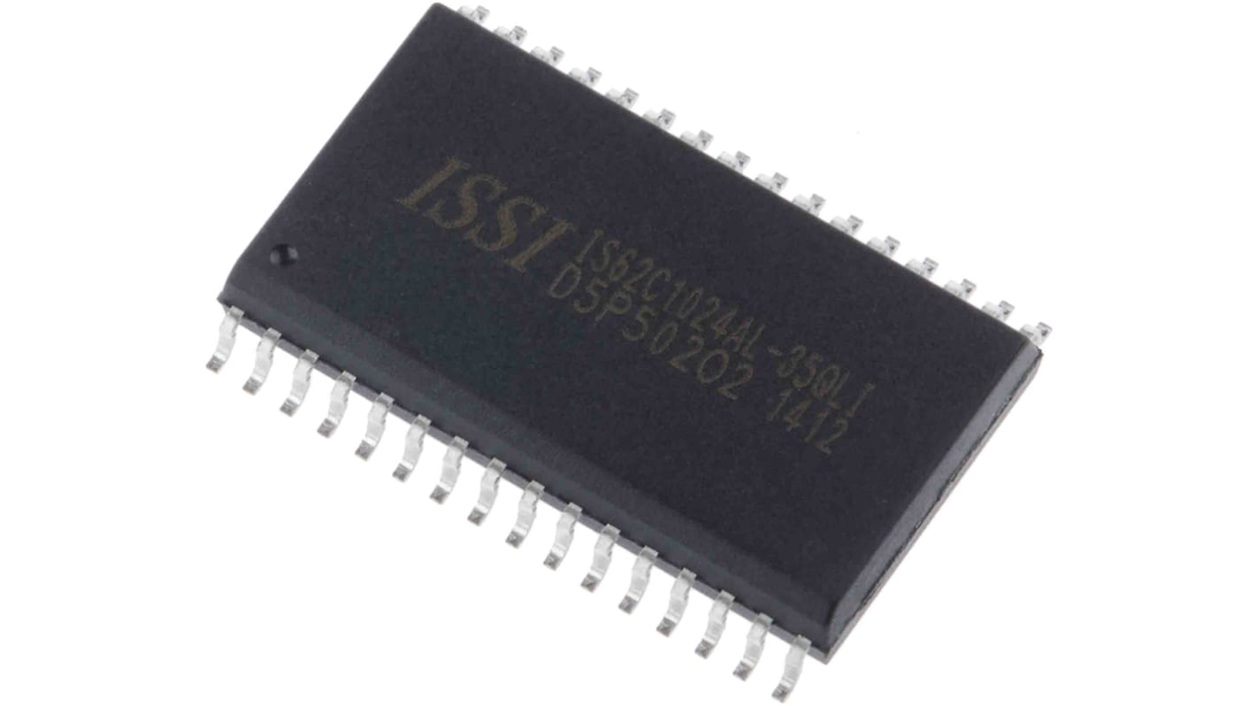 ISSI, SRAM 1Mbit, 128 k x 8ビット, 32-Pin IS62C1024AL-35QLI