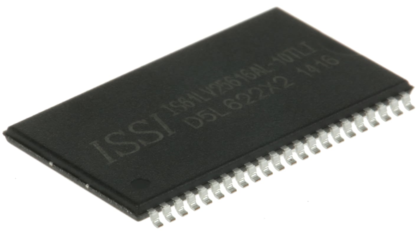 ISSI, SRAM 4Mbit, 256 K x 16 ビット, 44-Pin IS61LV25616AL-10TLI | RS