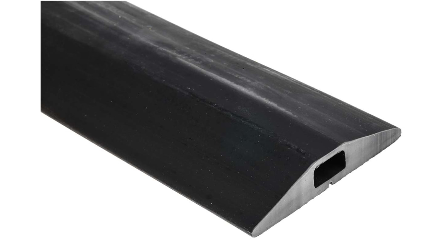 Vulcascot 3m Black Cable Cover, 14 x 8mm Inside dia.