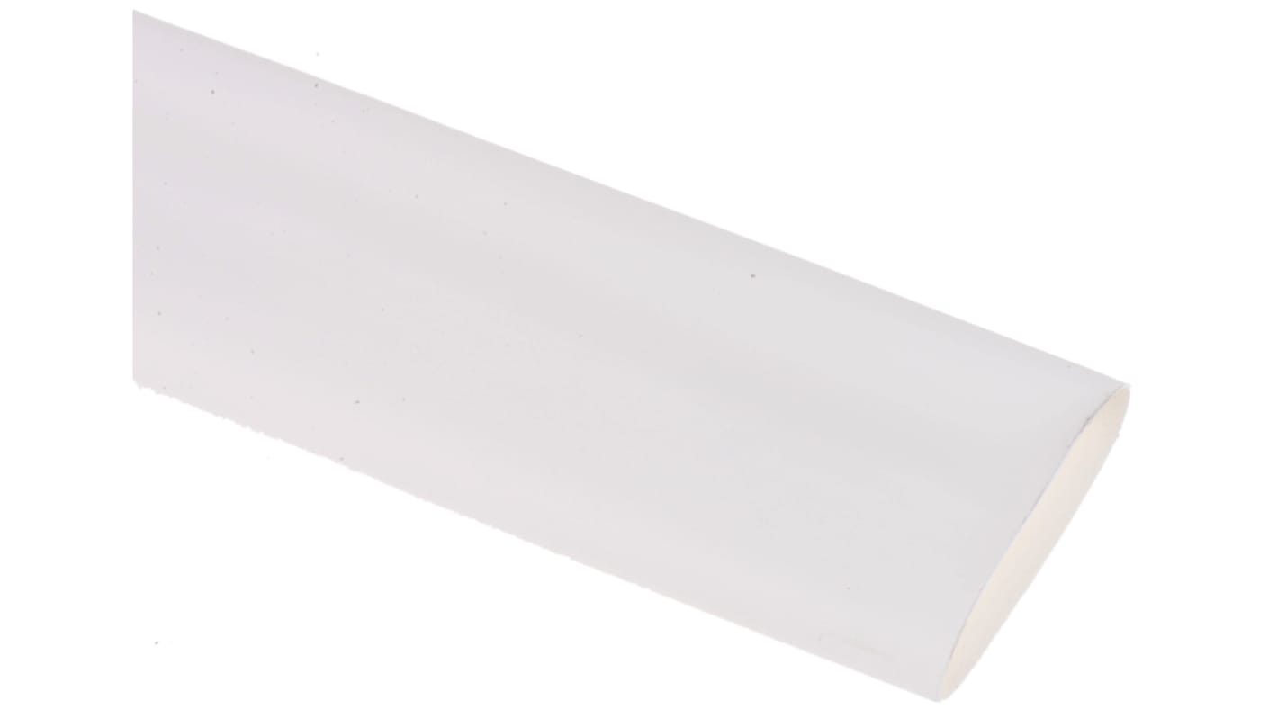 RS PRO Heat Shrink Tubing, White 19.1mm Sleeve Dia. x 1.2m Length 2:1 Ratio