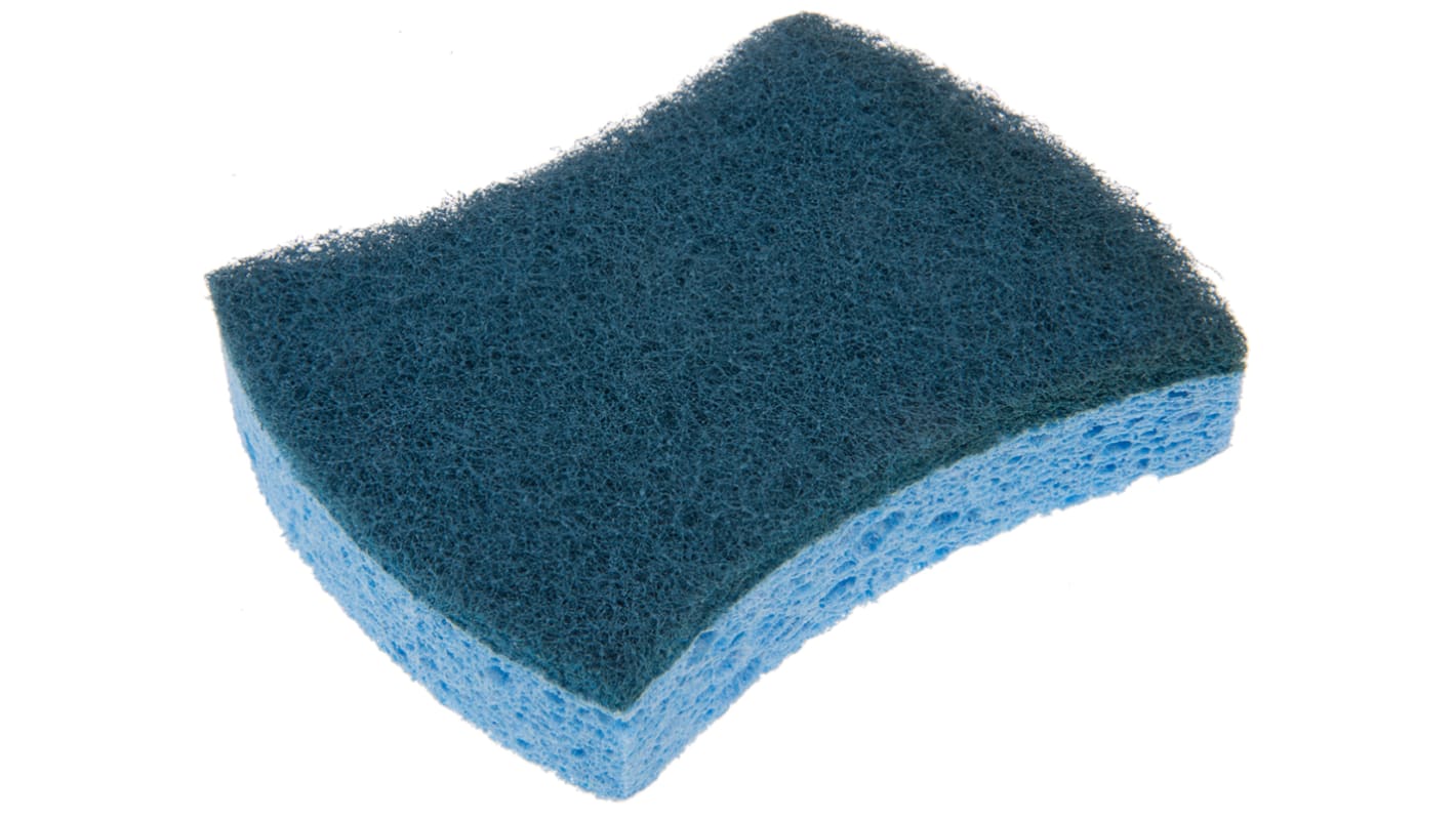 3M Blue Sponge Scourer, for Fragile Surfaces, Washrooms Use