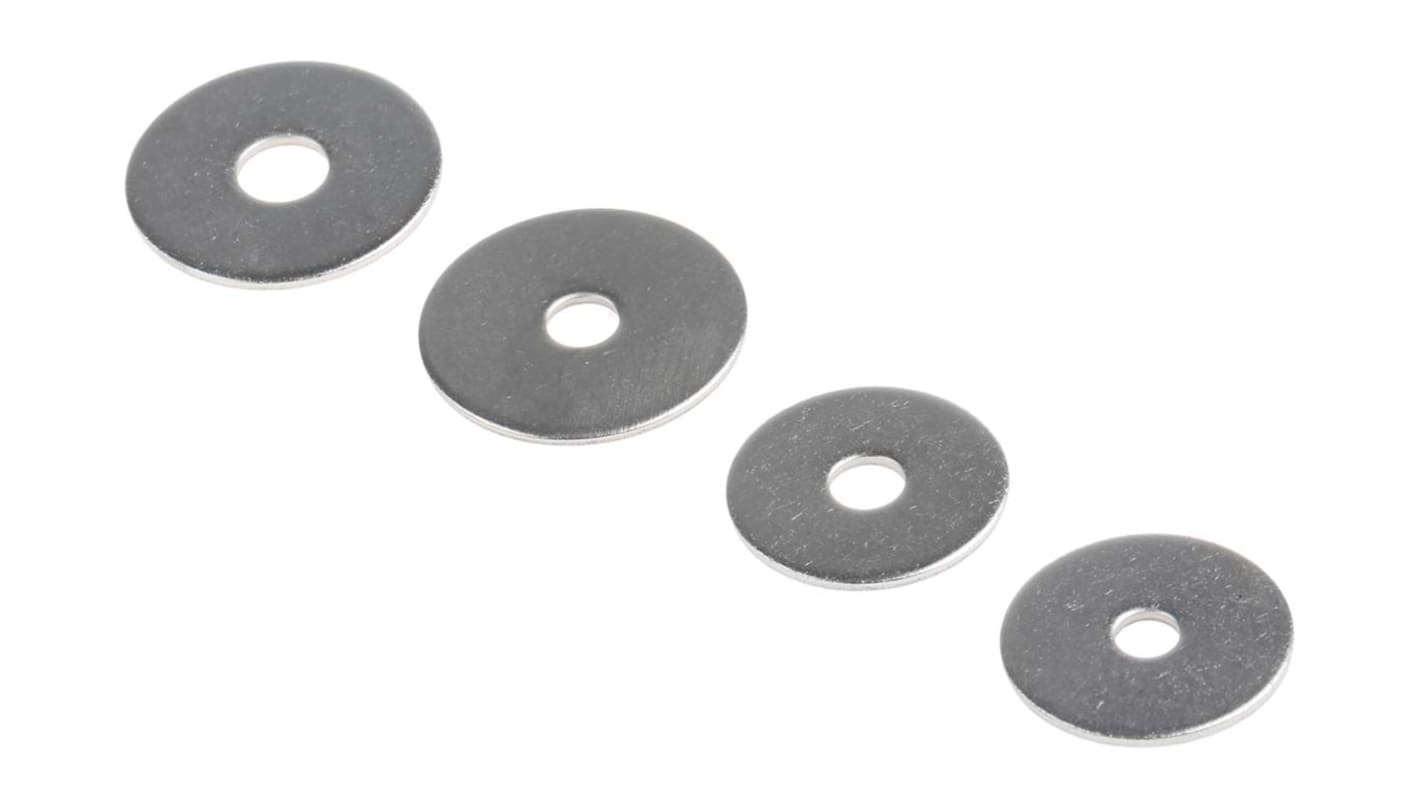 RS PRO 240 piece Stainless Steel Mudguard Washers A2 304