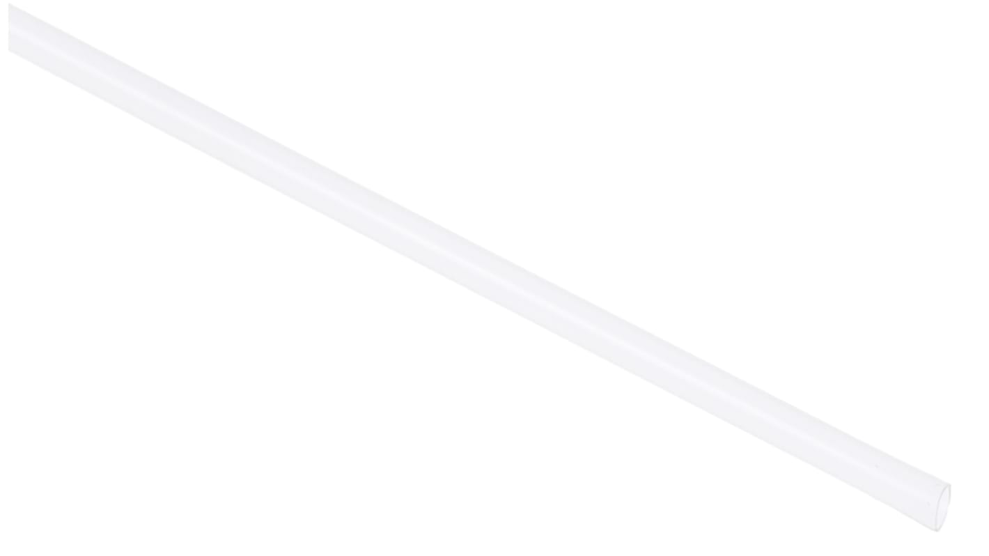 Tubo termorretráctil RS PRO de Fluoropolímero Transparente, contracción 2:1, Ø 1.6mm, long. 1.2m