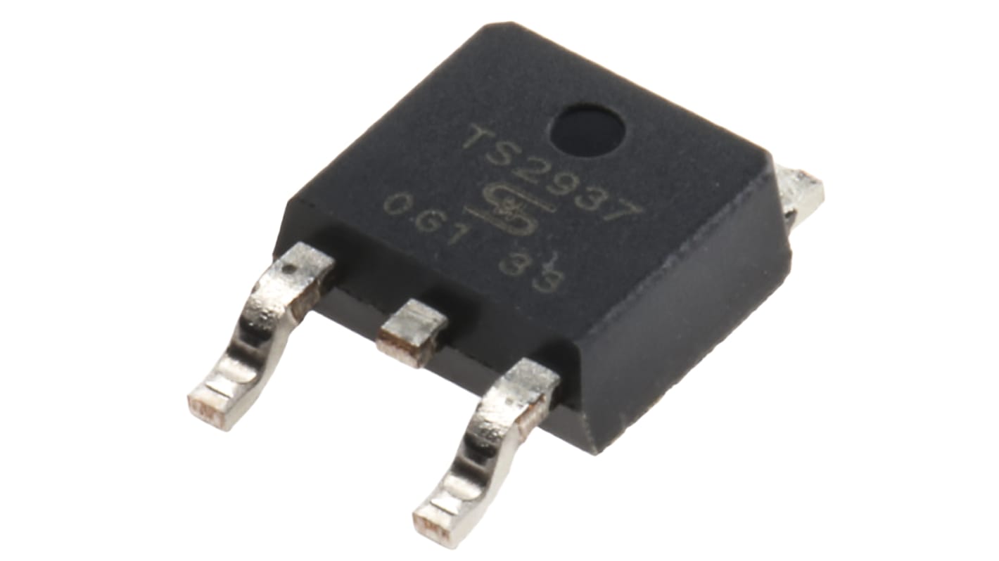 Taiwan Semiconductor TS2937CP33 ROG, 1 Low Dropout Voltage, Voltage Regulator 500mA, 3.3 V 3-Pin, TO-252