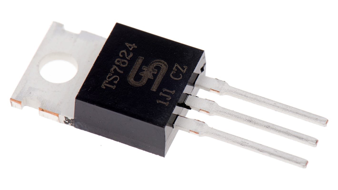 Taiwan Semiconductor TS7824CZ COG, 1 Linear Voltage, Voltage Regulator 1A, 24 V 3-Pin, TO-220