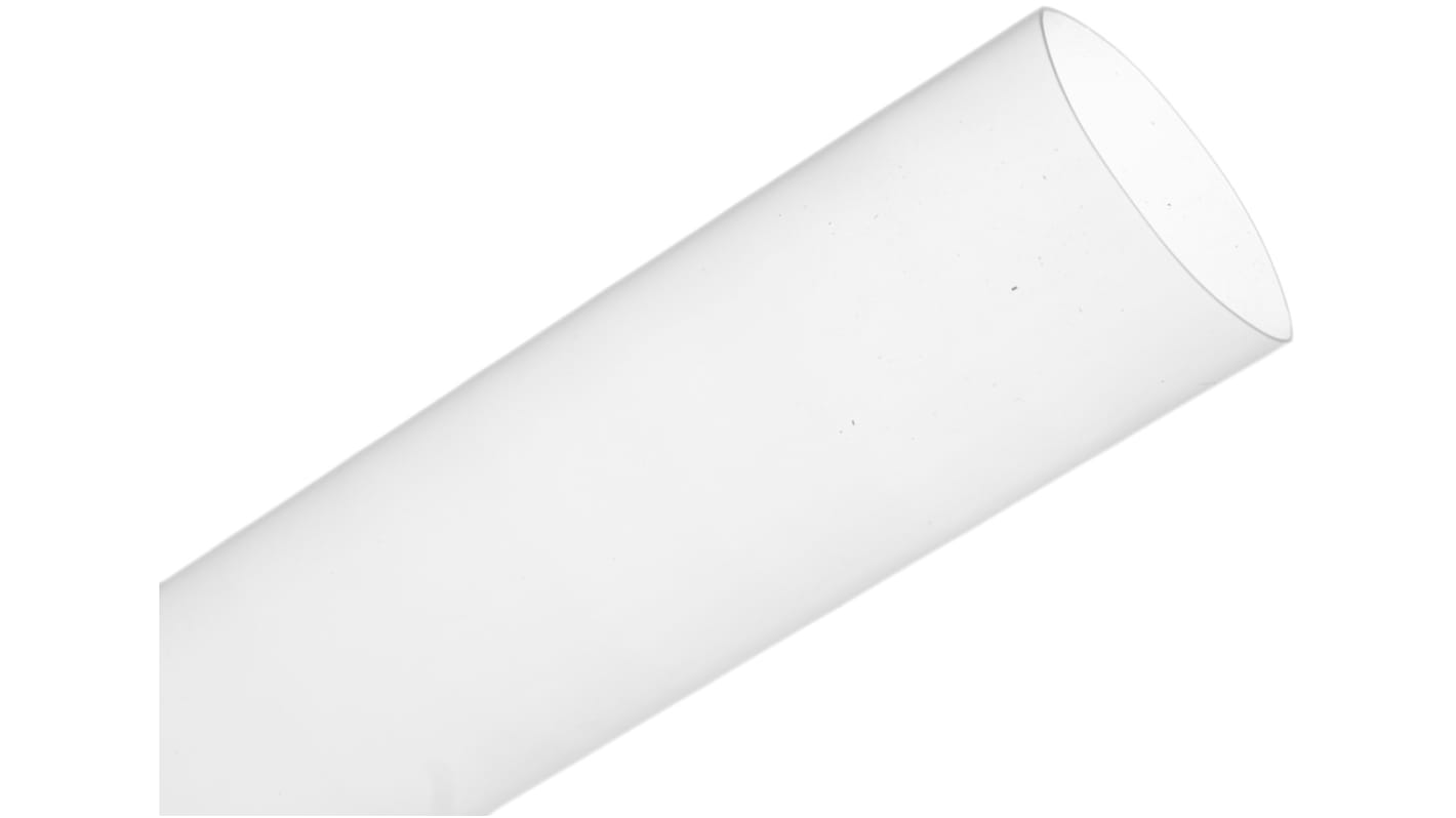 Tubo termorretráctil RS PRO de Poliolefina Transparente, contracción 2:1, Ø 19.1mm, long. 1.2m