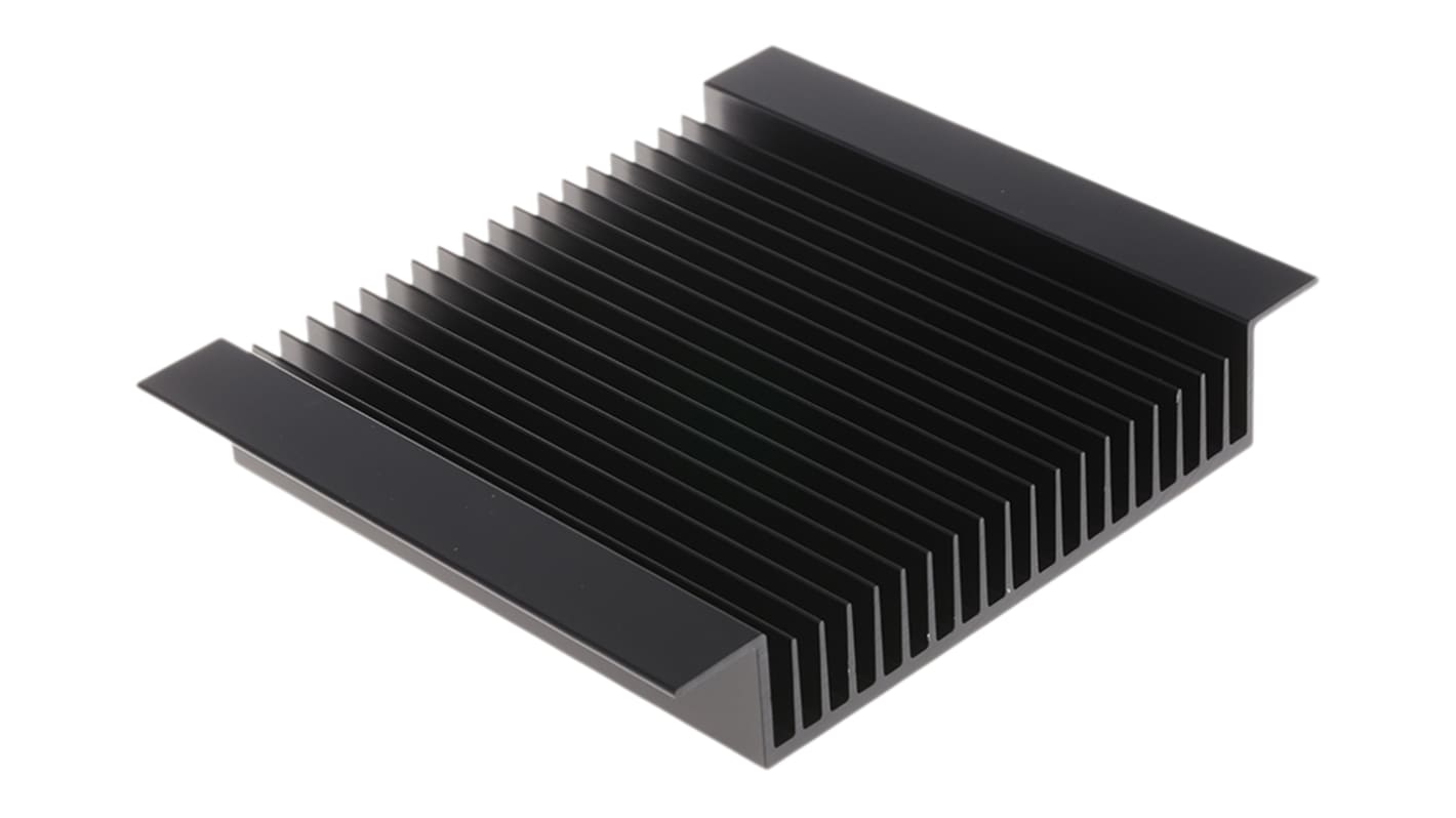 Heatsink, Universal Rectangular Alu, 1.6K/W, 150 x 175 x 30mm