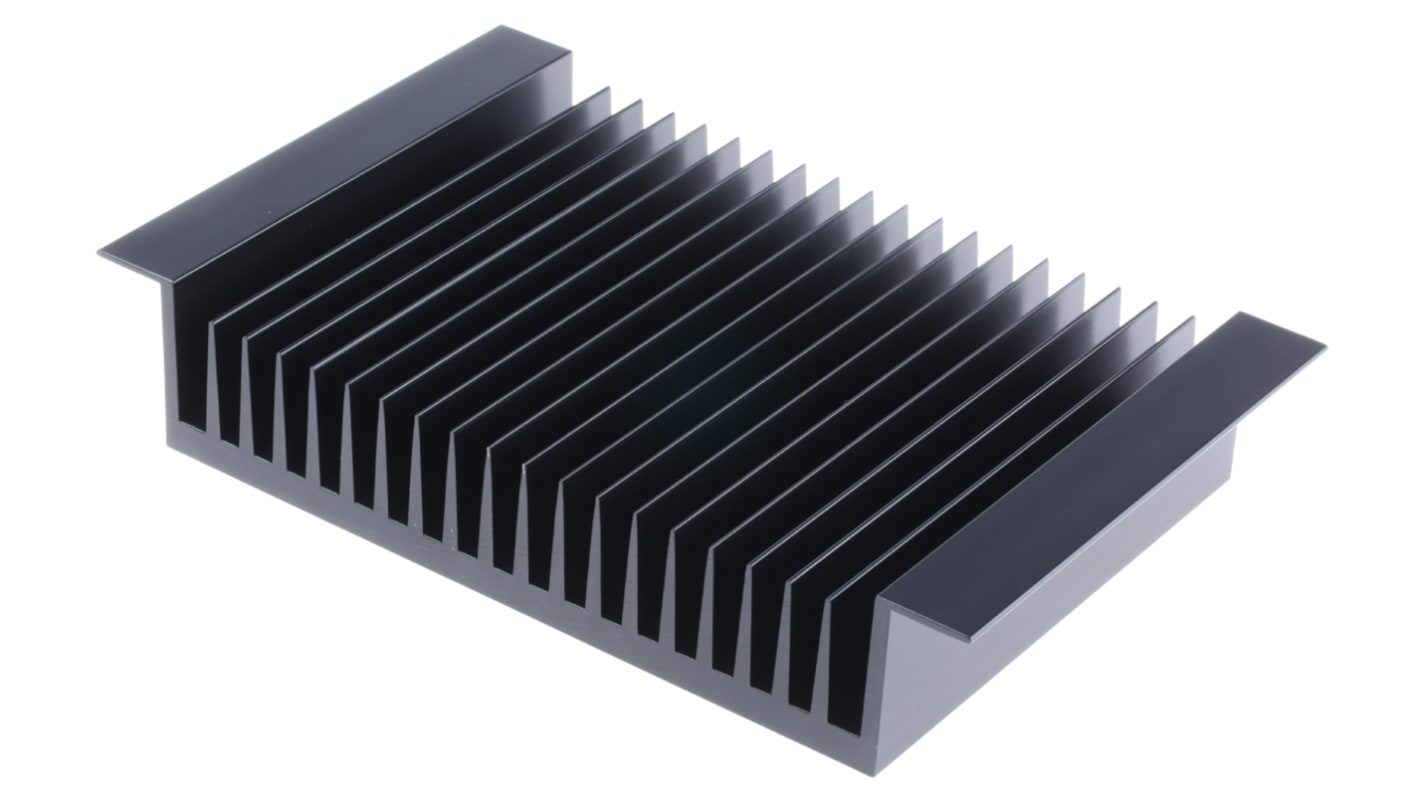 Heatsink, Universal Rectangular Alu, 0.4K/W, 150 x 240 x 46mm