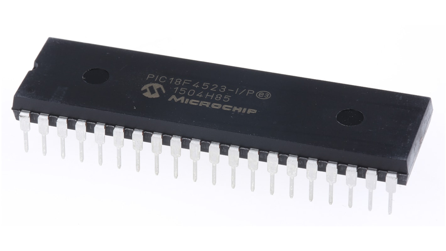 Microchip Mikrocontroller PIC18F PIC 8bit THT 32 KB, 256 B PDIP 40-Pin 40MHz 1536 kB RAM