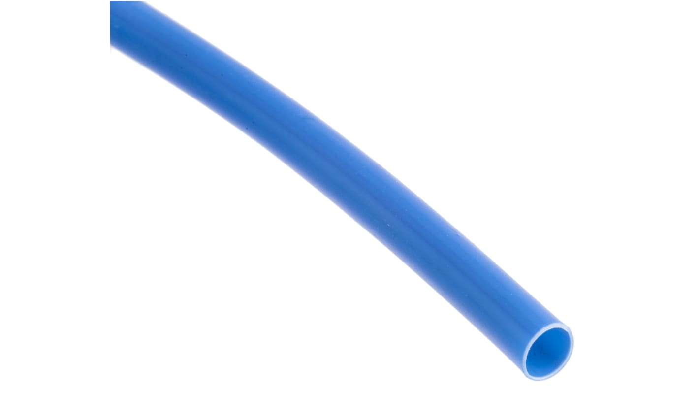 Guaina per cavi RS PRO in PVC, Ø 4mm, L. 30m, col. Blu