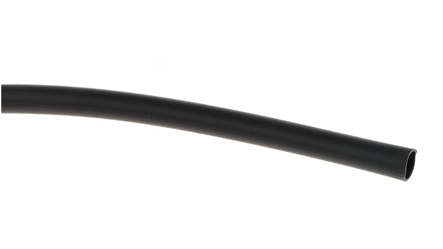 RS PRO Kabelschlauch Schwarz PVC für Kabel-Ø 4mm, Länge 30m