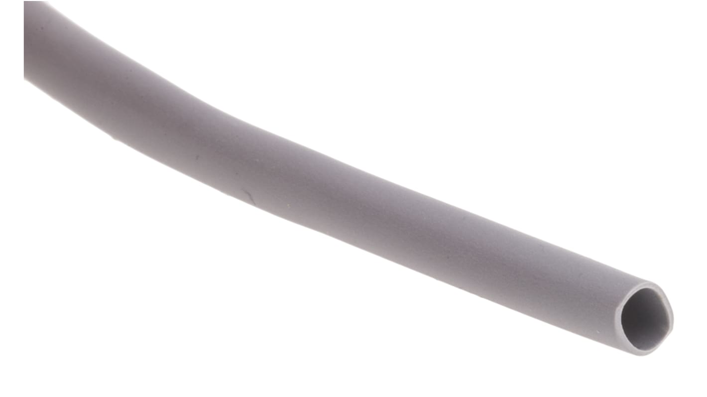 Guaina per cavi RS PRO in PVC, Ø 4mm, L. 30m, col. Grigio