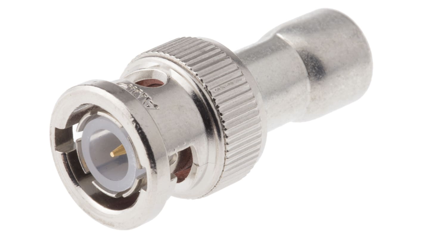 TE Connectivity 50Ω Straight BNC BNC Connector, Cable Mount, 1W Average Power Rating